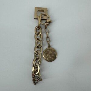Versace Gold Tone Chain Hardware with Medusa Logo – Bag Part Repair Replacement